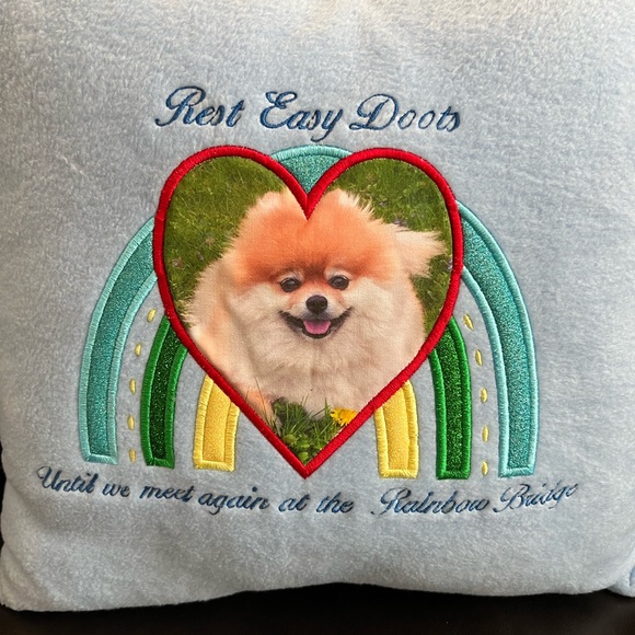 Pet/Dog/Cat memory pillow/memorial pillow/Pet Gift/Pet Pic Pillow. - Picture 3 of 7